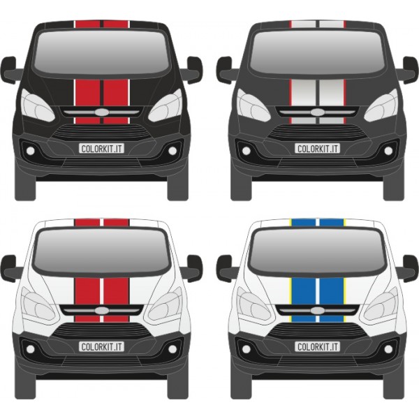 Articoli Per Esterni Di Auto Tuning Ed Elaborate VW Transporter T4 Van Cofano Strisce Grafico Decalcomanie Adesivi Logo 2 T4 T5 T6 Stemmi Auto 713346 - Foto 5